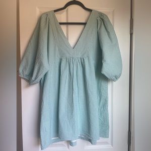 Urban Outfitters Charlotte Puff Sleeve Mini Dress
